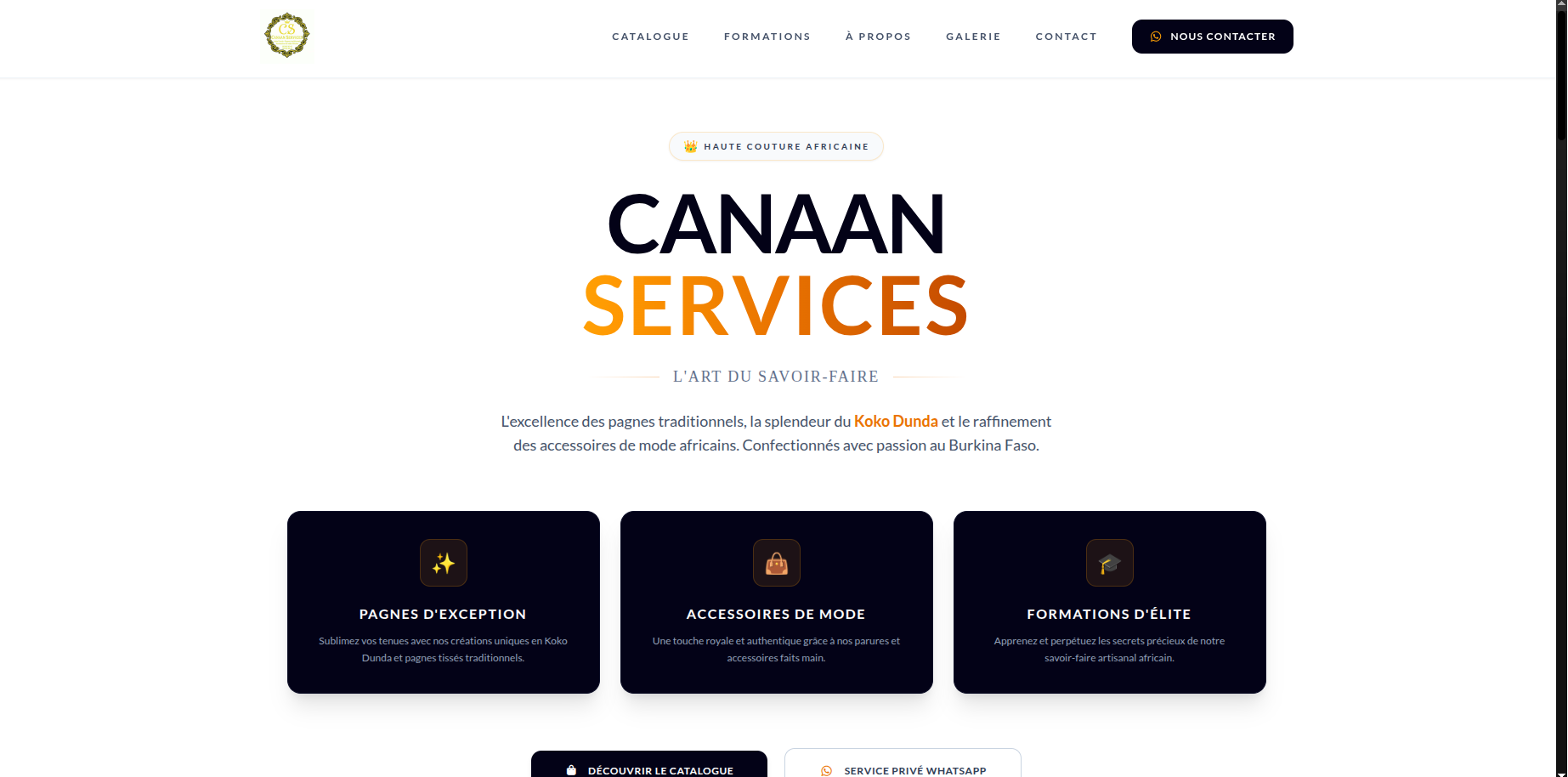 Aperçu de Canaan Services